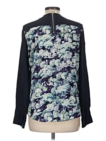 Rebecca Taylor Long Sleeve Silk Top (view 2)