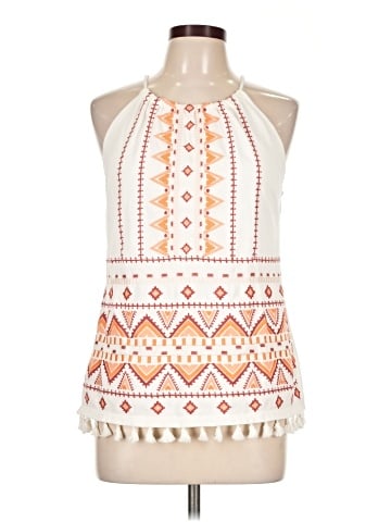 Skies Are Blue Sleeveless Blouse (view 1)