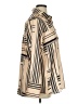 River Island 100% Polyester Stripes Tan Long Sleeve Blouse Size 14 - photo 4