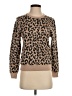 J.Crew 100% Wool Animal Print Brown Wool Pullover Sweater Size S - photo 1