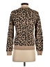 J.Crew 100% Wool Animal Print Brown Wool Pullover Sweater Size S - photo 2
