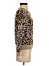 J.Crew 100% Wool Animal Print Brown Wool Pullover Sweater Size S - photo 4