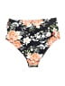 Cupshe Floral Black Swimsuit Bottoms Size M - photo 2