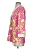 Lilly Pulitzer Floral White Pink 3/4 Sleeve Top Size S - photo 5