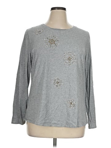Weekends by Chico's Long Sleeve Top (view 1)