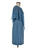 SLNY 100% Polyester Solid Blue Cocktail Dress Size 8 - photo 4