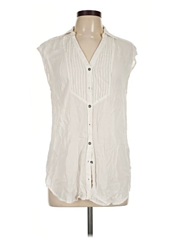 Maeve Sleeveless Button-Down Shirt (view 1)