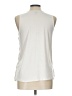 Ann Taylor 100% Polyester Ivory Sleeveless Blouse Size L - photo 2