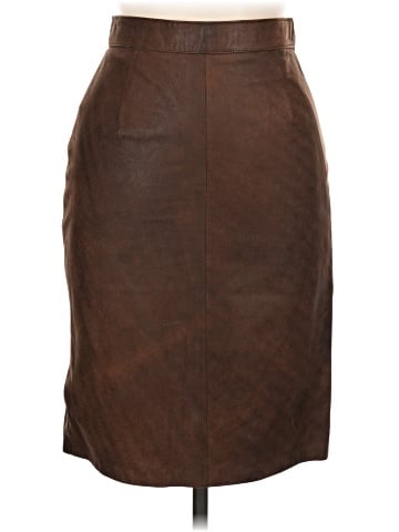Andrew Marc Faux Leather Skirt (view 1)
