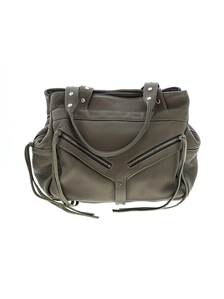 Pre-owned Botkier Leather Shoulder Bag In Gray