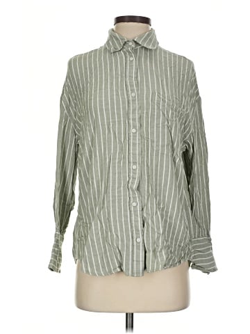 American Eagle Outfitters Long Sleeve Button-Down Shirt (view 1)