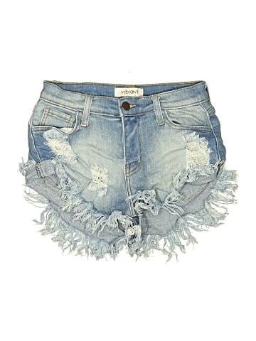 Vibrant M.I.U Denim Shorts (view 1)