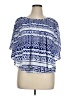 Chico's Blue Short Sleeve Blouse Size XL (3) - photo 1
