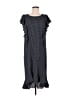 Max Studio Polka Dots Black Casual Dress Size M - photo 1