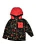 Quiksilver 100% Polyester Black Zip Up Hoodie Size 4 - 5 - photo 1