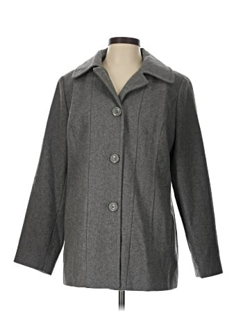 London Fog Wool Coat (view 1)