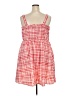 Torrid Checkered-gingham Red Casual Dress Size 4X Plus (4) - photo 2