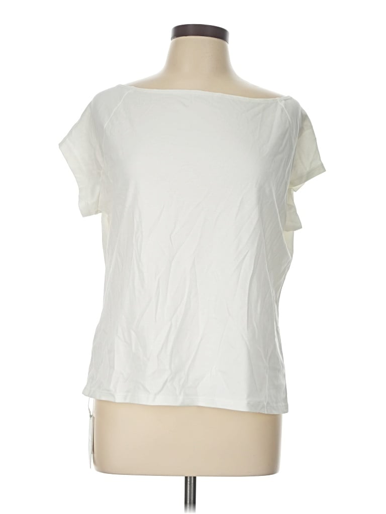 Pre-owned Halara Short Sleeve T-shirt In Ivory