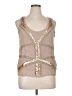 Express 100% Rayon Tan Sleeveless Blouse Size XL - photo 1