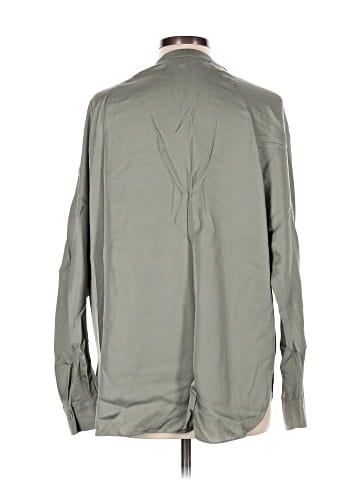 Vince. Long Sleeve Silk Top (view 2)