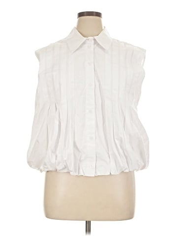 Maeve Sleeveless Button-Down Shirt (view 1)