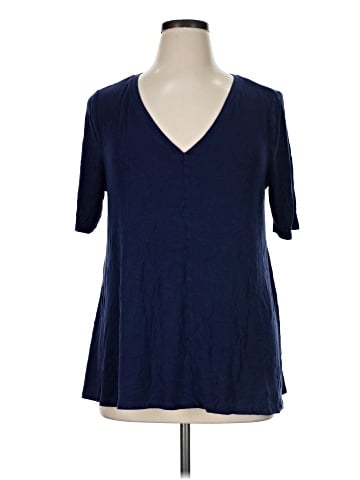 Lane Bryant 3/4 Sleeve T-Shirt (view 1)