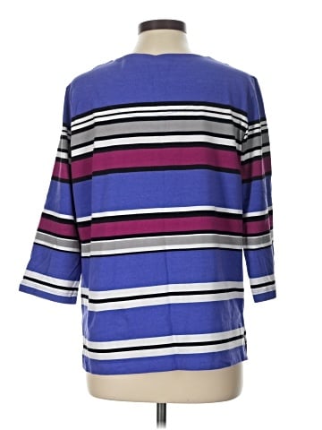 Alfred Dunner 3/4 Sleeve Top (view 2)
