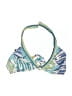 BCBGMAXAZRIA Print Blue Swimsuit Top Size S - photo 1