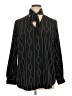 Alfani 100% Polyester Black Long Sleeve Blouse Size XL - photo 1