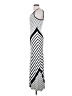 Guess Chevron-herringbone Silver Cocktail Dress Size S - photo 5