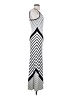 Guess Chevron-herringbone Silver Cocktail Dress Size S - photo 4