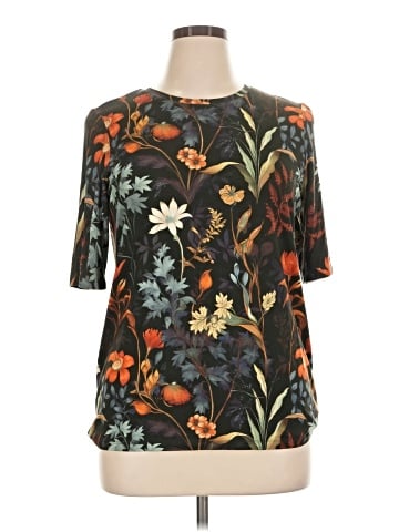 Chico's 3/4 Sleeve T-Shirt (view 1)