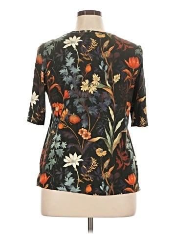 Chico's 3/4 Sleeve T-Shirt (view 2)