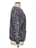 Croft & Barrow 100% Cotton Animal Print Silver Pullover Sweater Size 1X - photo 4
