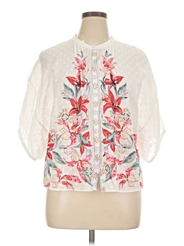 Chico's 3/4 Sleeve Blouse (view 1)