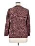 J.Crew Animal Print Pink Pullover Sweater Size XL - photo 2