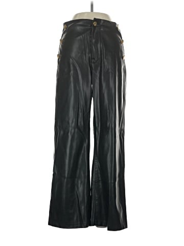 Zara Faux Leather Pants (view 1)