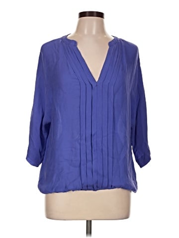 Joie 3/4 Sleeve Silk Top (view 1)