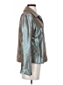 Chico's 100% Polyester Metallic Silver Jacket Size Sm (0) - photo 4