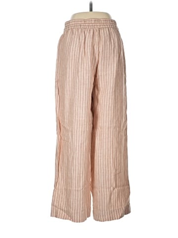 Madewell Pull-On Straight Crop Pants in 100% Linen (view 2)