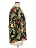 Chico's Floral Black 3/4 Sleeve Blouse Size XL (3) - photo 4