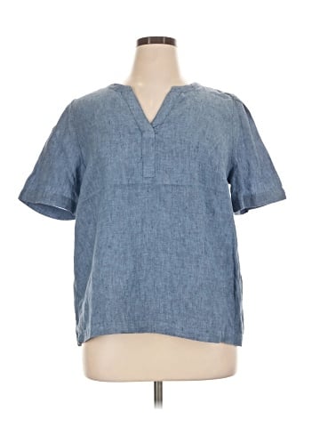 Charter Club Short Sleeve Blouse (view 1)