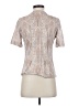 Blair 100% Polyester Paisley Silver Short Sleeve T-Shirt Size XS - photo 2