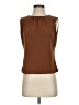 Calvin Klein Brown Sleeveless Blouse Size S - photo 1