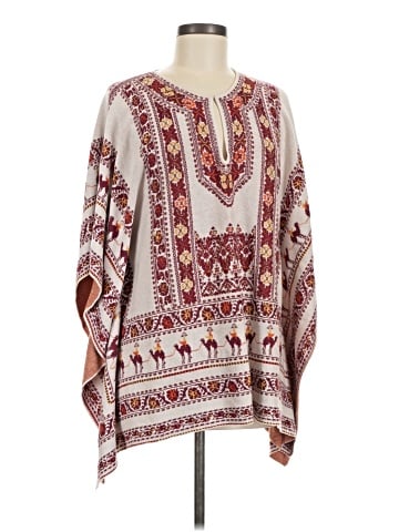 BCBGMAXAZRIA Poncho (view 1)