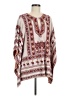 BCBGMAXAZRIA Paisley White Poncho Size Med - Lg - photo 1