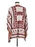 BCBGMAXAZRIA Paisley White Poncho Size Med - Lg - photo 2