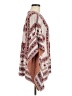 BCBGMAXAZRIA Paisley White Poncho Size Med - Lg - photo 4