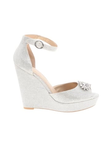 Belle Badgley Mischka Wedges (view 1)