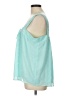 Torrid 100% Polyester Teal Sleeveless Blouse Size Lg Plus (0) - photo 5